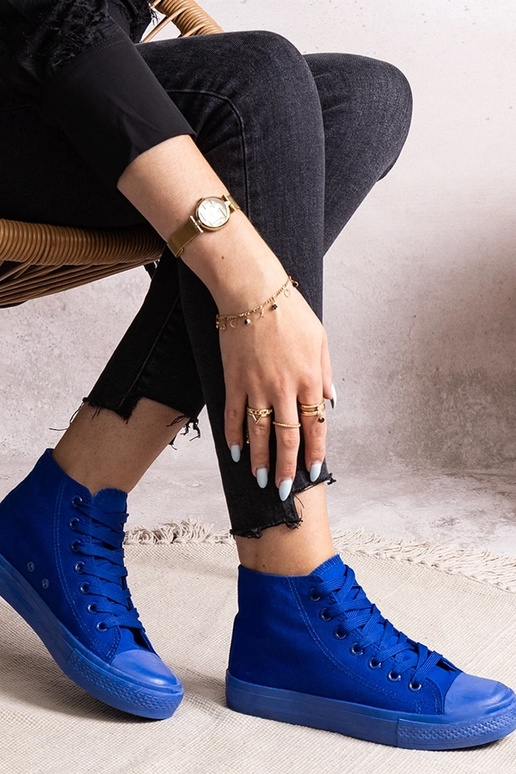 Blå Rafife high top sneakers