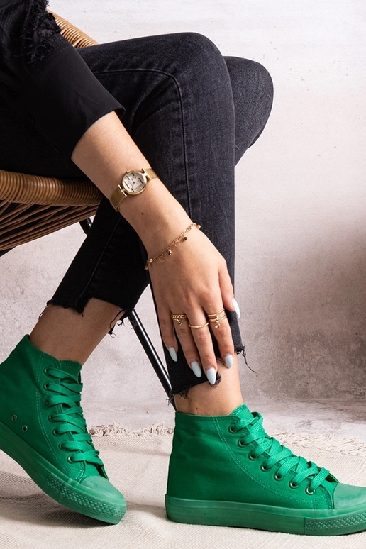 Grønne Rafife high top sneakers