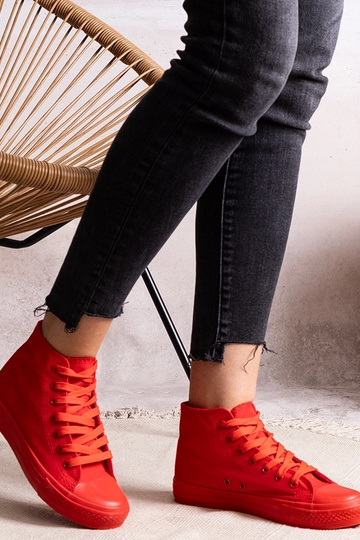Røde høje sneakers Rafife 2