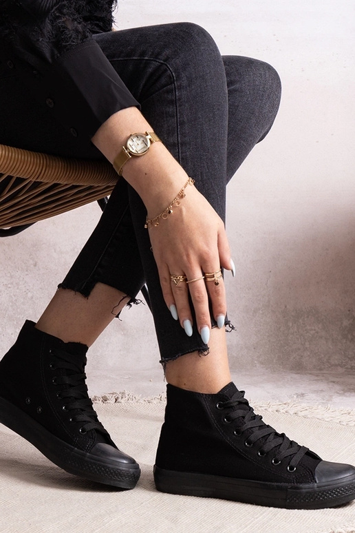 Baskets montantes noires Ralife Baskets montantes noires Ralife