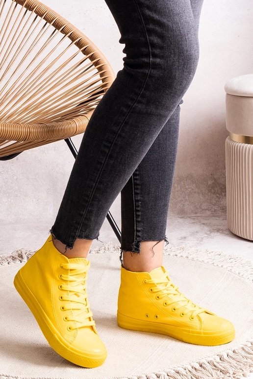 Baskets montantes jaunes Rafife Baskets montantes jaunes Rafife