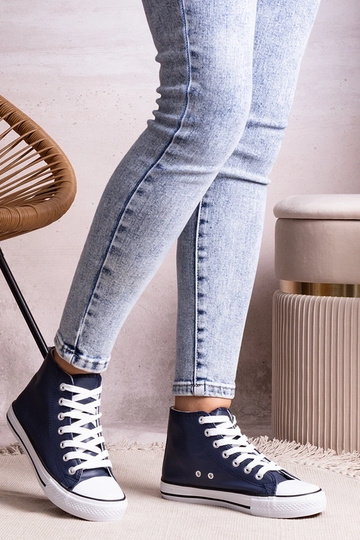 Baskets montantes bleu... 2