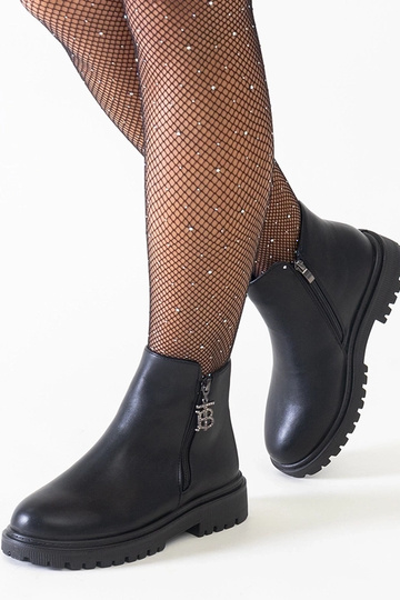 Bottines noires avec... 2