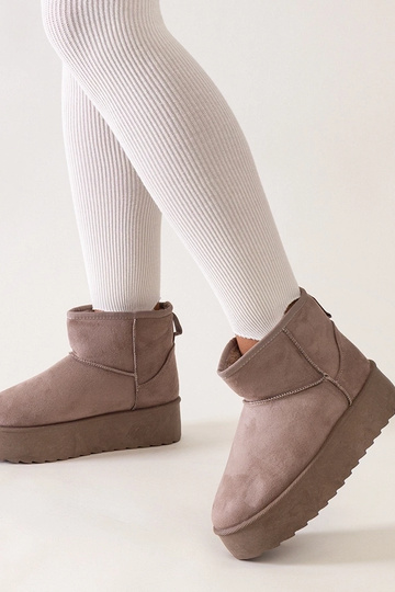 Dunkelbeige lässige...