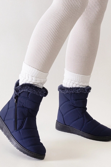 Bottes de neige bleu marine...