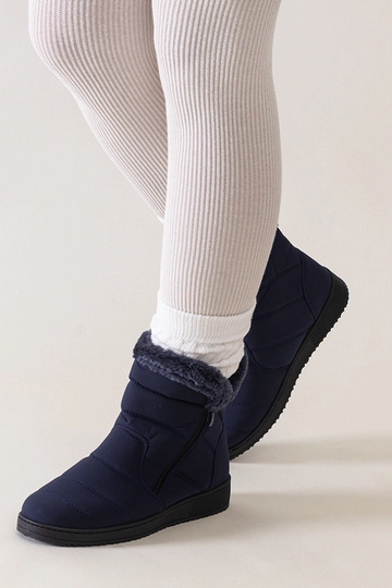 Marineblaue Schneestiefel... 2