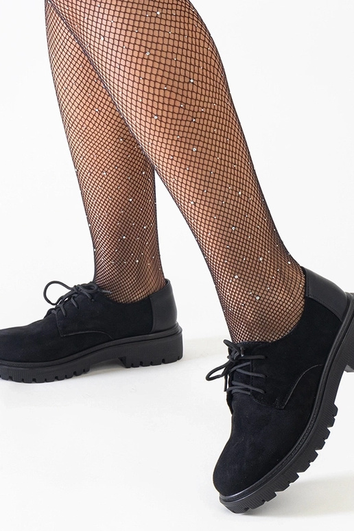 Chaussures décontractées noires à...