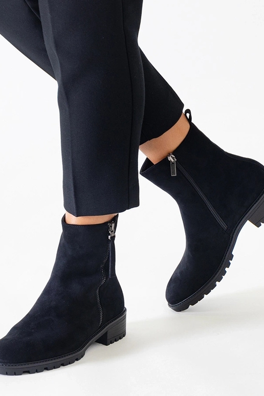 Schwarze High-Platform-Schuhe aus...