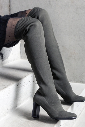 Bottines vertes à enfiler... 2