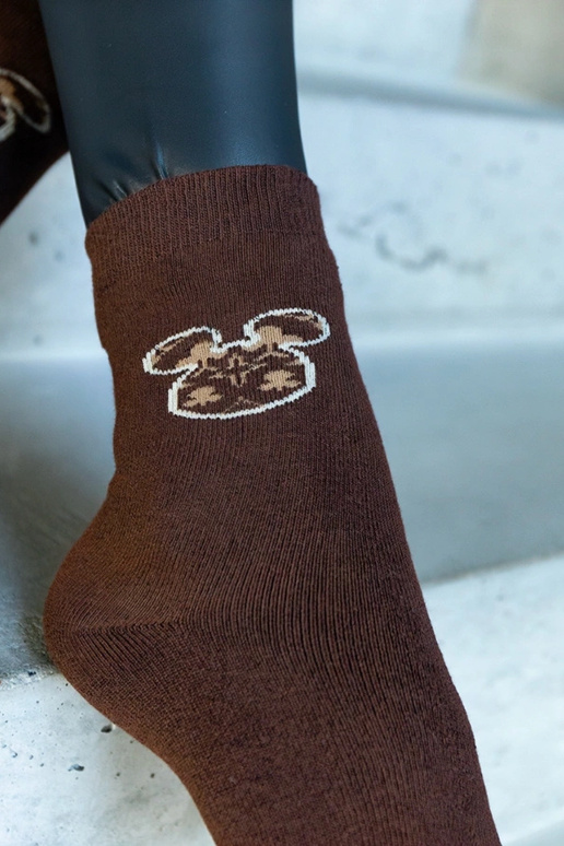 Chaussettes chaudes marron Sella Chaussettes chaudes marron Sella
