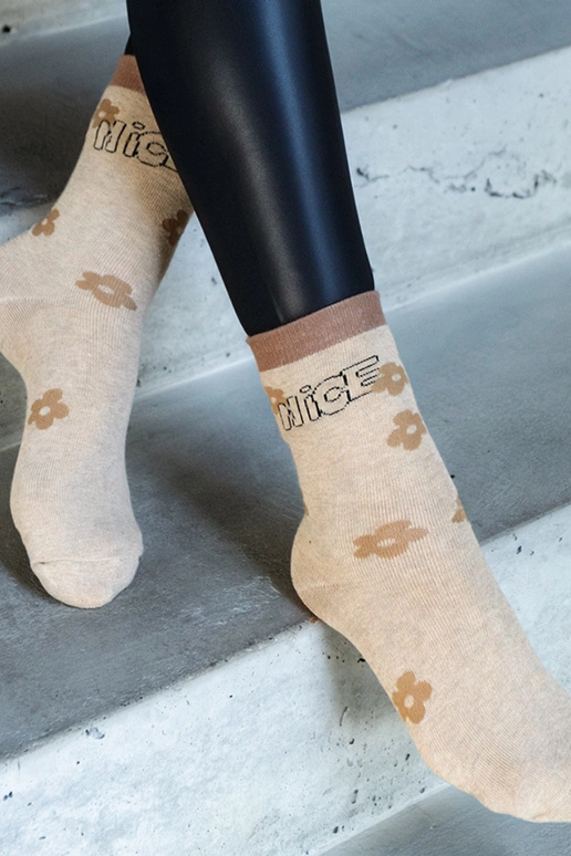 Chaussettes chaudes beiges Sella