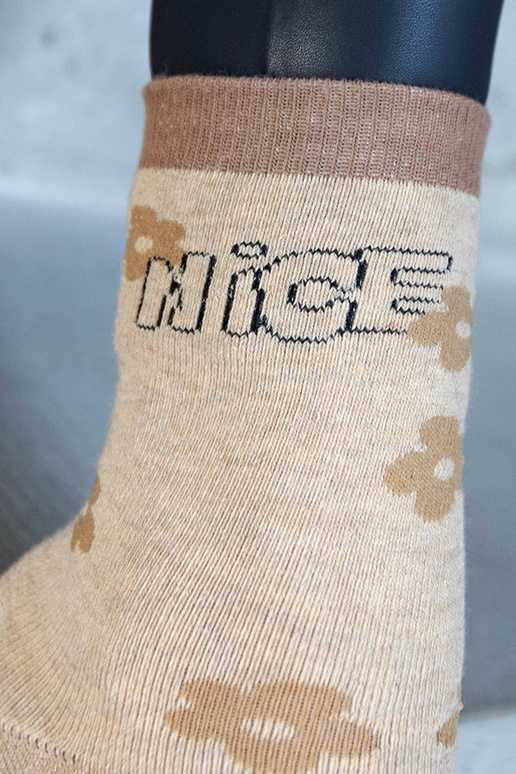 Chaussettes chaudes beiges Sella