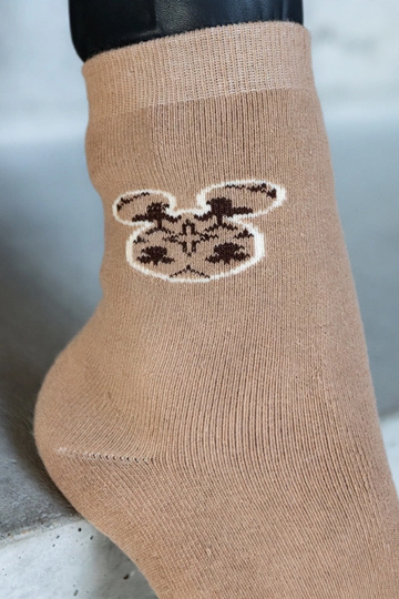 Beige varme sokker Sella