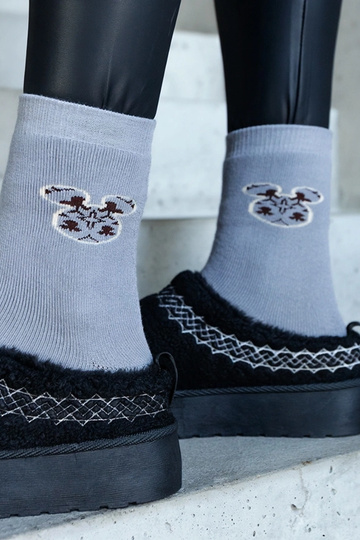 Chaussettes chaudes Sella grises