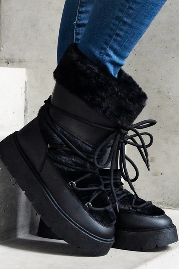 Bottes de neige noires à... 2