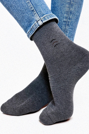 Chaussettes chaudes grises pour hommes Narus