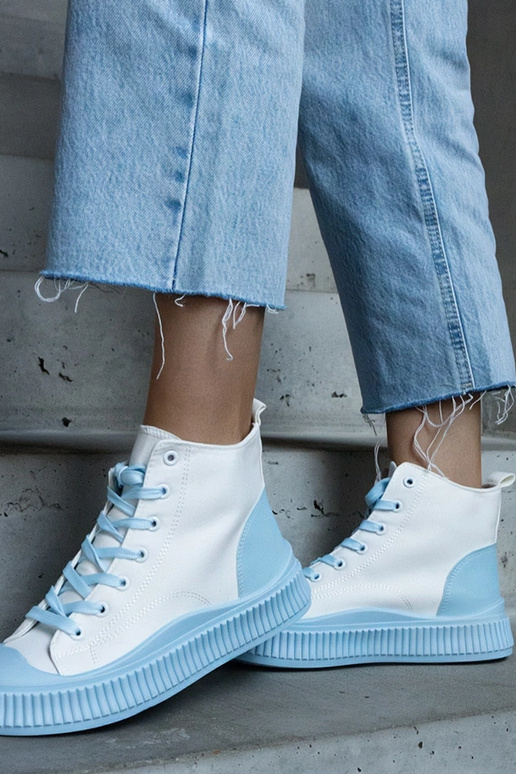 Plateau-Sneakers „Terri“ in Blau und...