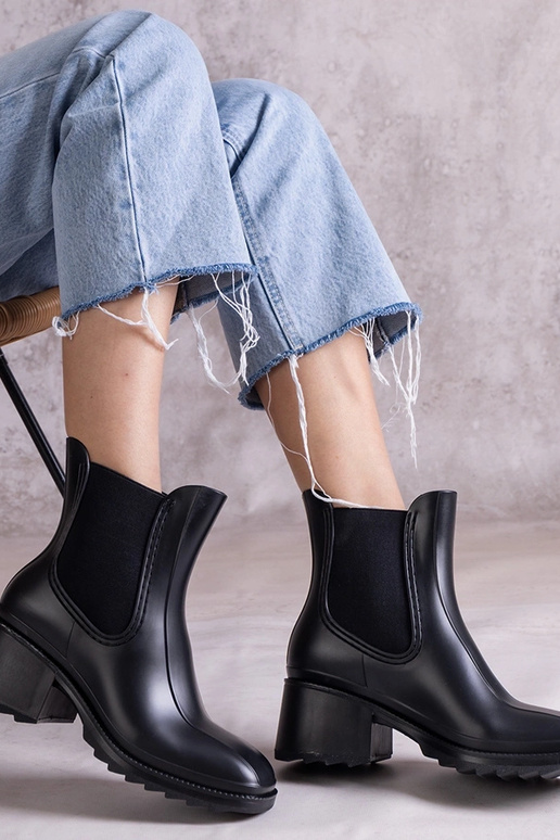 Schwarze Gummistiefel „Surien“ Schwarze Gummistiefel „Surien“