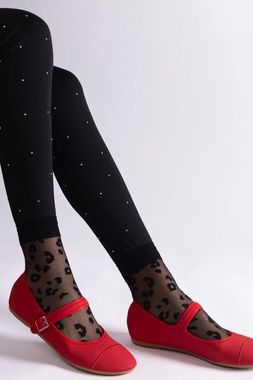 Rote Ballerinas mit mattem... 2