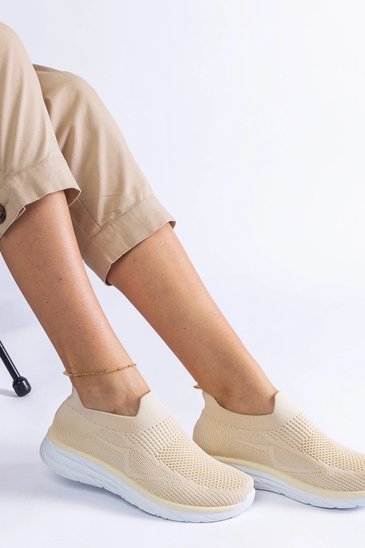 Baskets beiges à enfiler Aquilina Baskets beiges à enfiler Aquilina