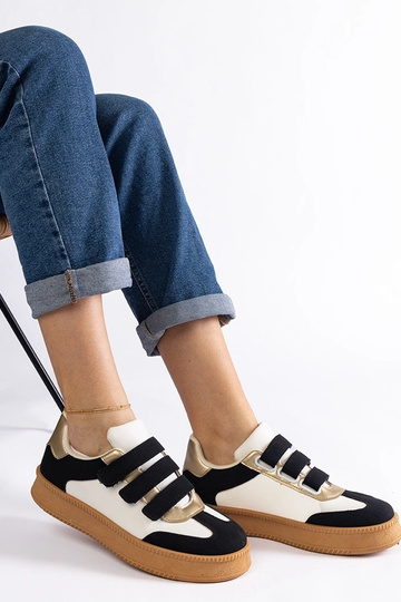 Schwarze Damen Sneakers mit... 2