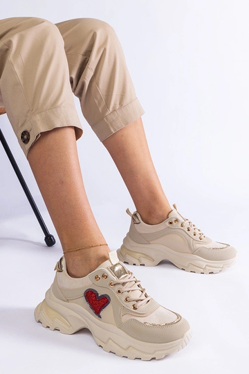 Beige Martinez Heart...