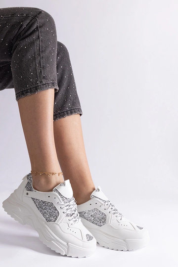 Weiße Damen-Sneaker mit... 2