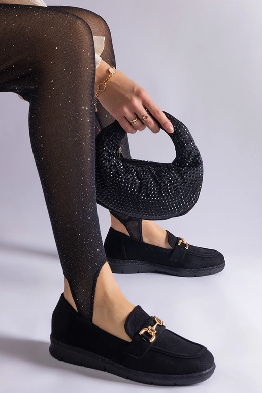 Mocassins ajourés pour femmes en daim...