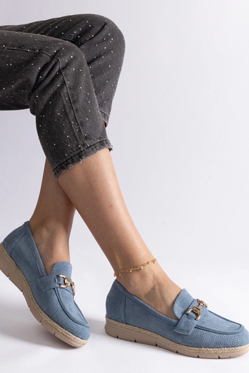 Blauwe dames schoenen van... 2