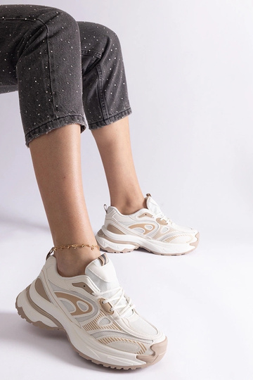 Weiße Damen-Sportsneaker Limon