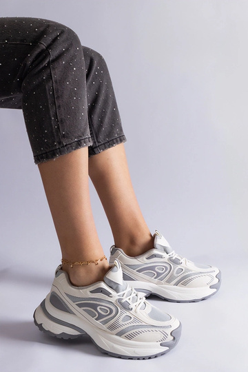 Graue Damen-Sportsneaker Limon