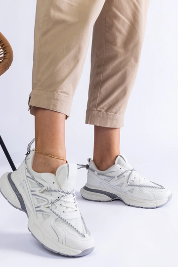 Weiße Damen Sneaker mit... 2