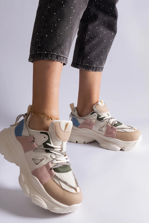 Baskets de sport multicolores pour... Baskets de sport multicolores pour...