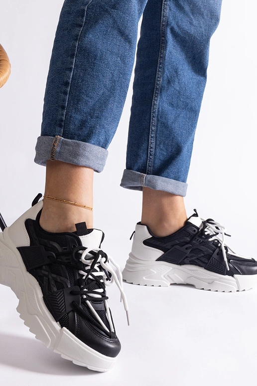 Sorte Alva sportssneakers til kvinder Sorte Alva sportssneakers til kvinder