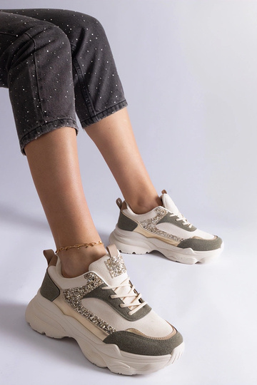 Grønne sneakers med...