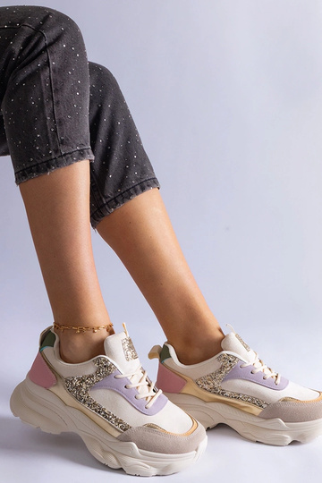 Mehrfarbige Sneakers mit... 2