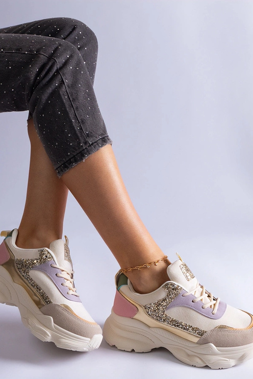 Flerfarvede sneakers med...