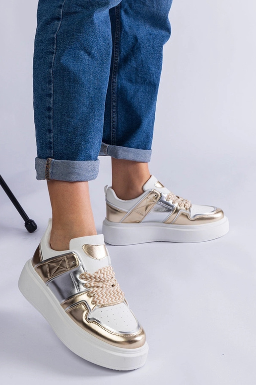 Baskets Kimberly dorées avec... Baskets Kimberly dorées avec...