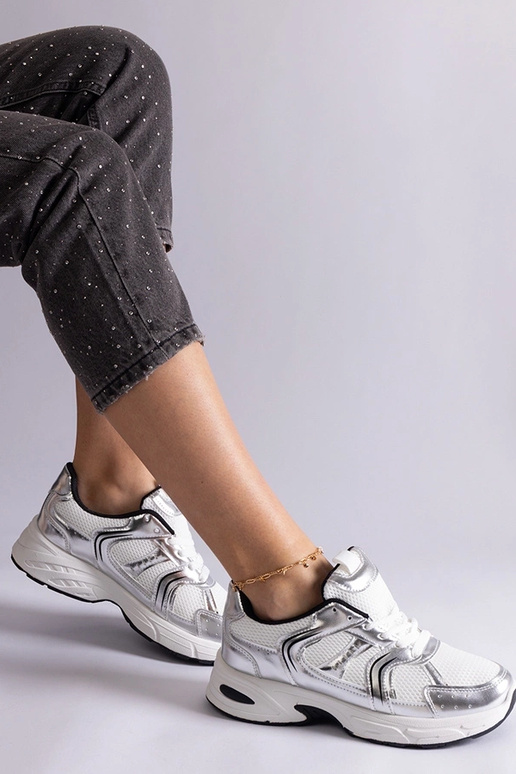 Baskets de sport Ena blanches et... Baskets de sport Ena blanches et...