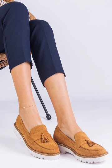 Brune mokkasiner i...