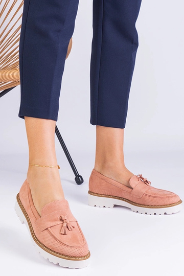 Mocassins roses pour femmes... 2