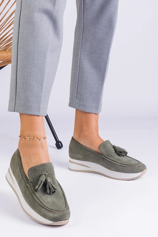 Mocassins à plateforme pour femme... Mocassins à plateforme pour femme...