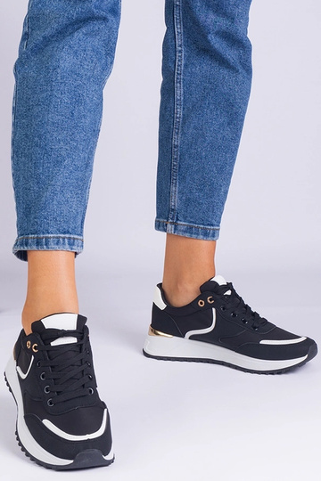 Schwarze Damen-Sneaker mit... 2