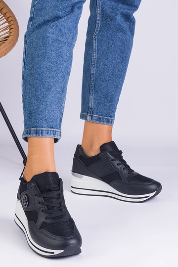 Schwarze Damen-Sneaker mit... 2