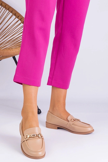 Beige dame loafers med... 2