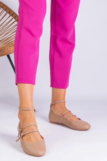 Beige Ballerinas aus... 2