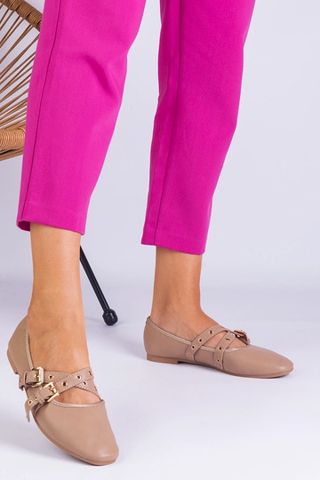 Beige Ballerinas aus... 2