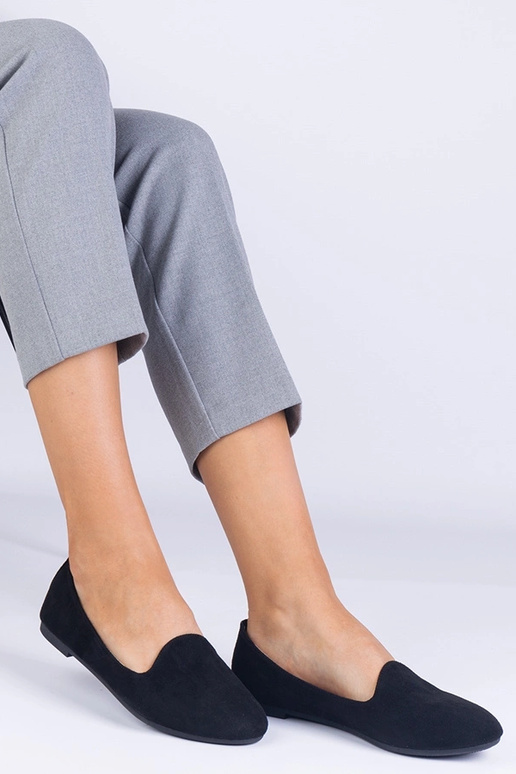 Zwarte klassieke Valensia kunstsuède... Zwarte klassieke Valensia kunstsuède...