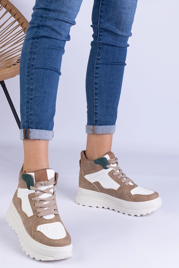 Beige Damen-Sportsneaker... 2