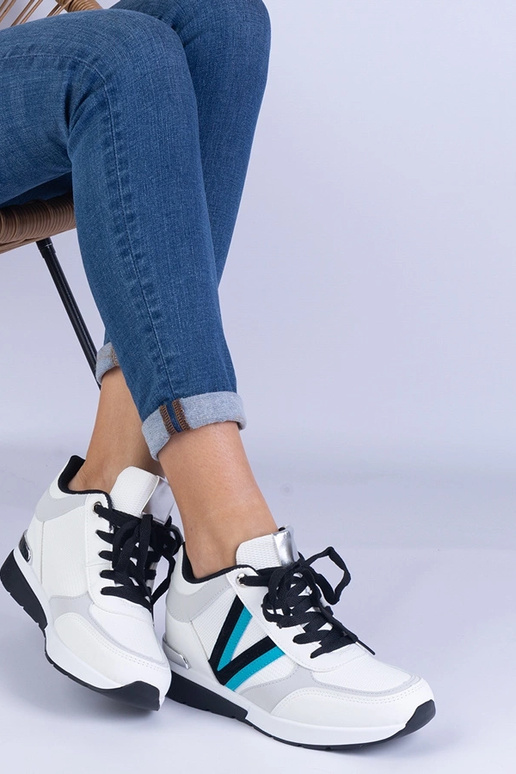 Weiße Damen-Sneakers Ninella mit...